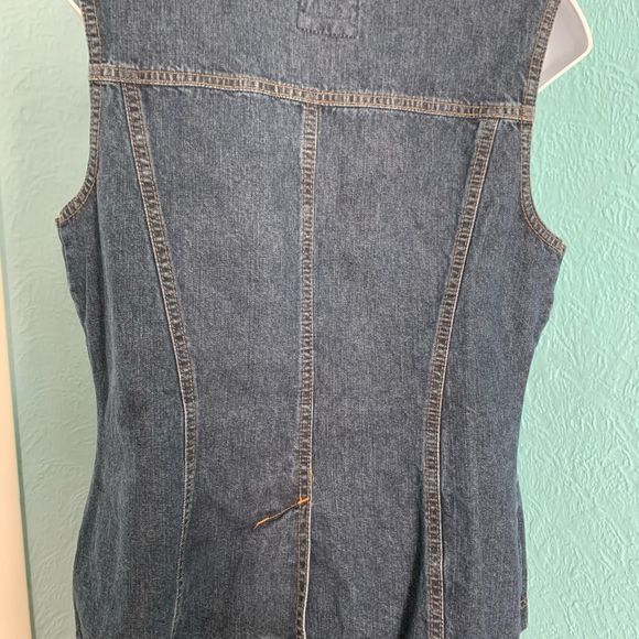 Vintage Denim Vest-L - Picture 4 of 6